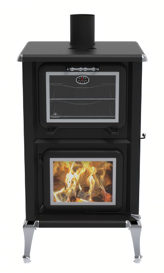 Cuisinière au bois 2500 F LX de J. A. Roby, vue de face